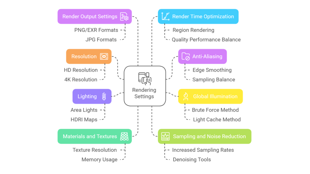 Key Rendering Settings for High-Quality Output