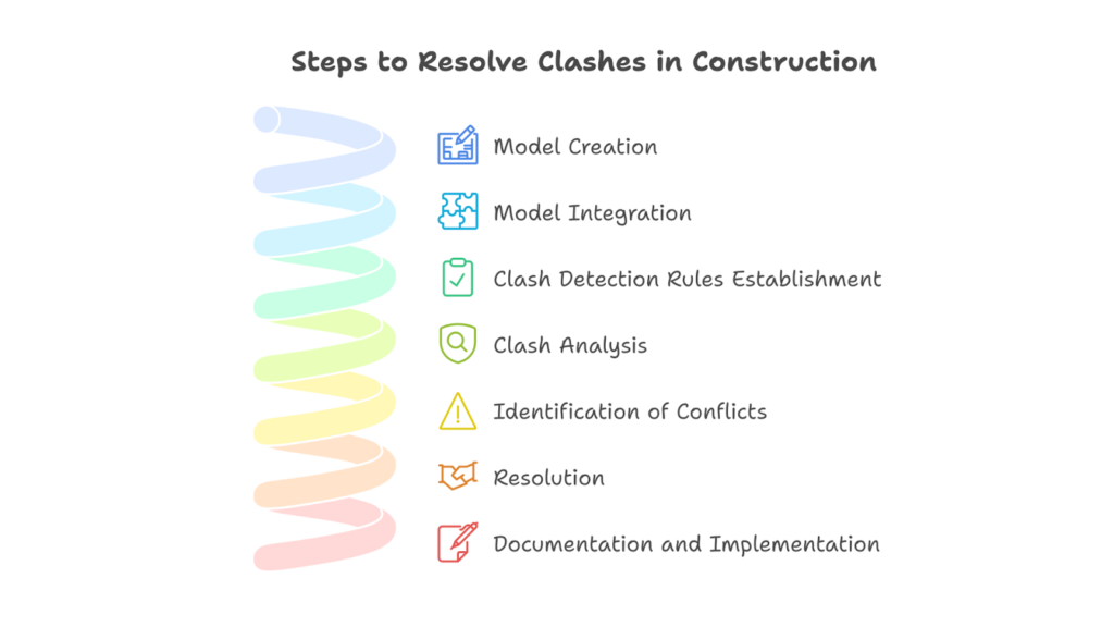 Steps to Resolve Clashes in Construction